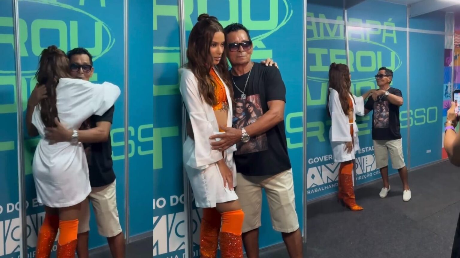 Aposentado Chega 9 Horas Antes de Show e Conhece Anitta no Amapá