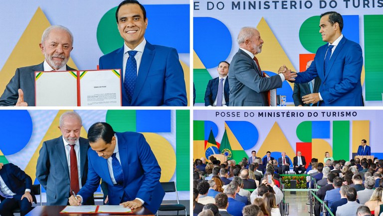 Gustavo Feliciano Assume Ministério do Turismo e Enfatiza Potencial Econômico do Setor