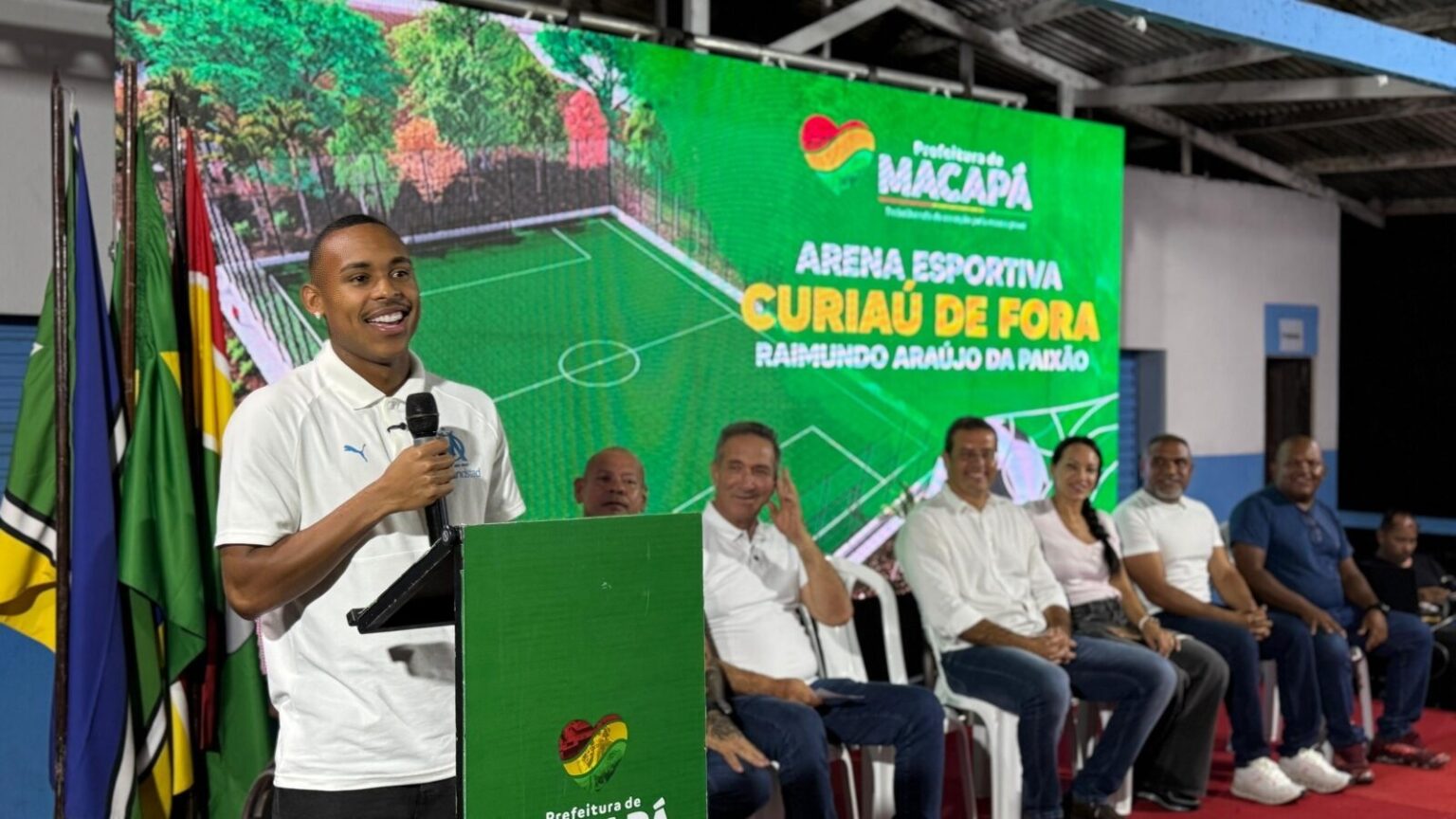 Igor Paixão Marca Presença na Inauguração de Arena Esportiva no Quilombo do Curiaú de Fora