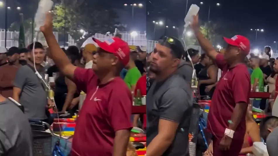 Paciente Foge de Atendimento e É Flagado Tomando Soro em Festa no Amapá Paciente Foge de Atendimento e É Flagado Tomando Soro em Festa no Amapá