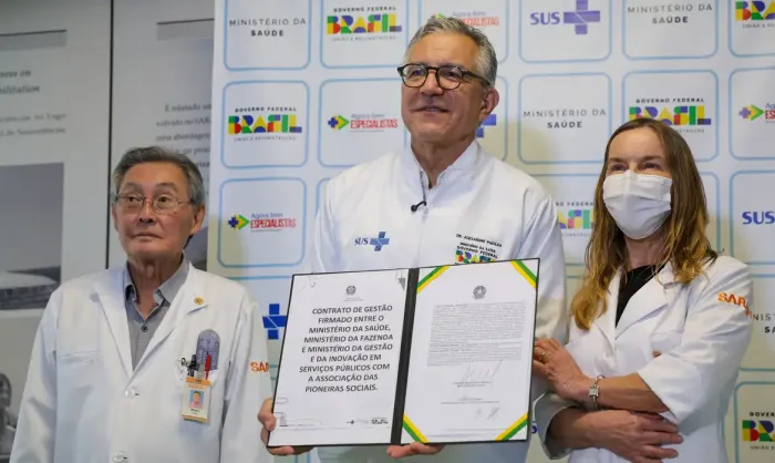 Renovação de Contrato do Ministério da Saúde com Rede Sarah é de R$ 7,5 Bilhões