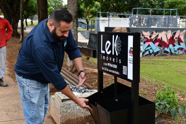 Empresários de Presidente Prudente Podem Adotar Lixeiras em Praças e Parques