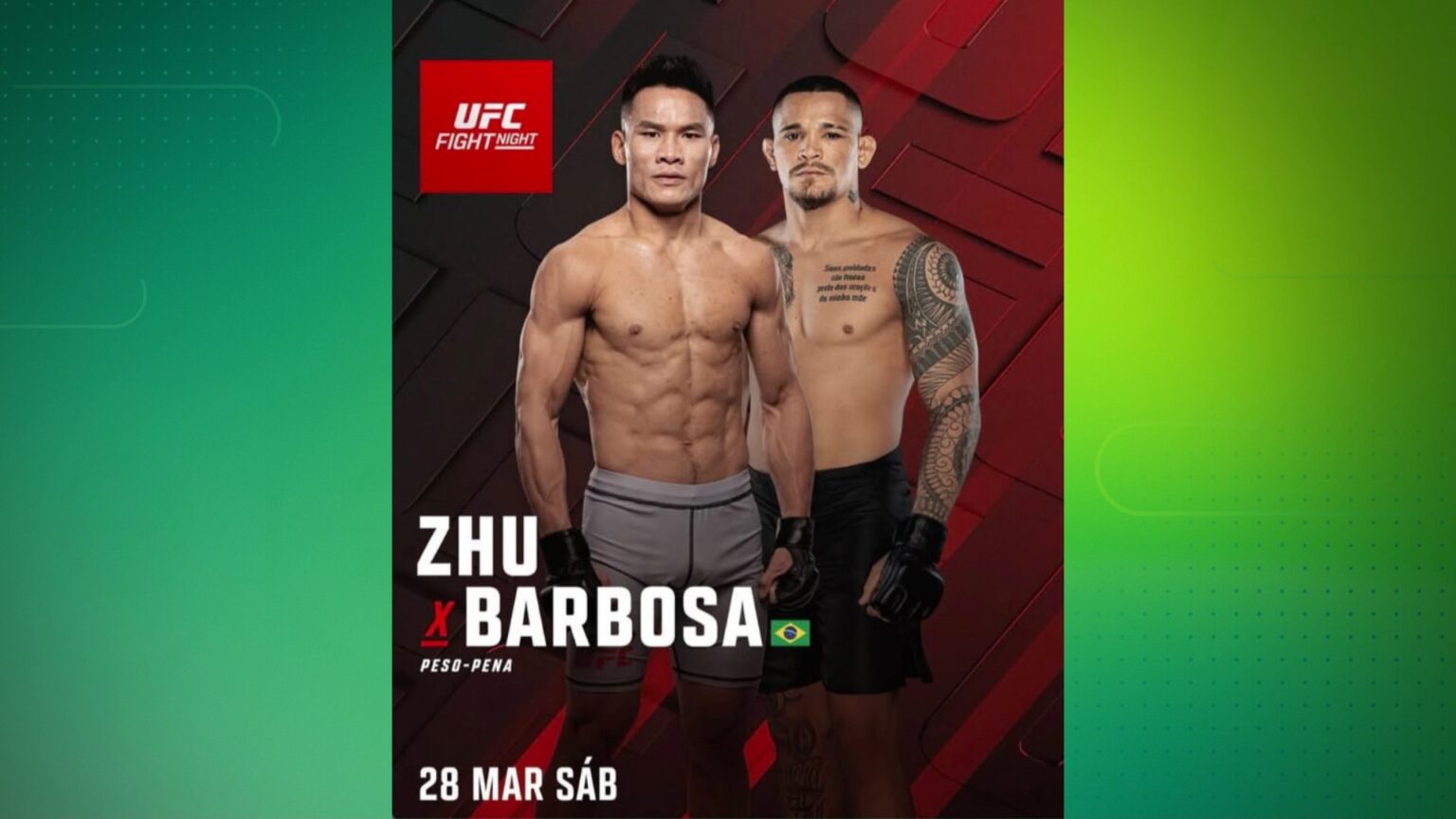 Márcio ‘Ticoto’ Barbosa Enfrenta Zhu Kangjie no UFC: Uma Luta Imperdível Márcio ‘Ticoto’ Barbosa Enfrenta Zhu Kangjie no UFC: Uma Luta Imperdível