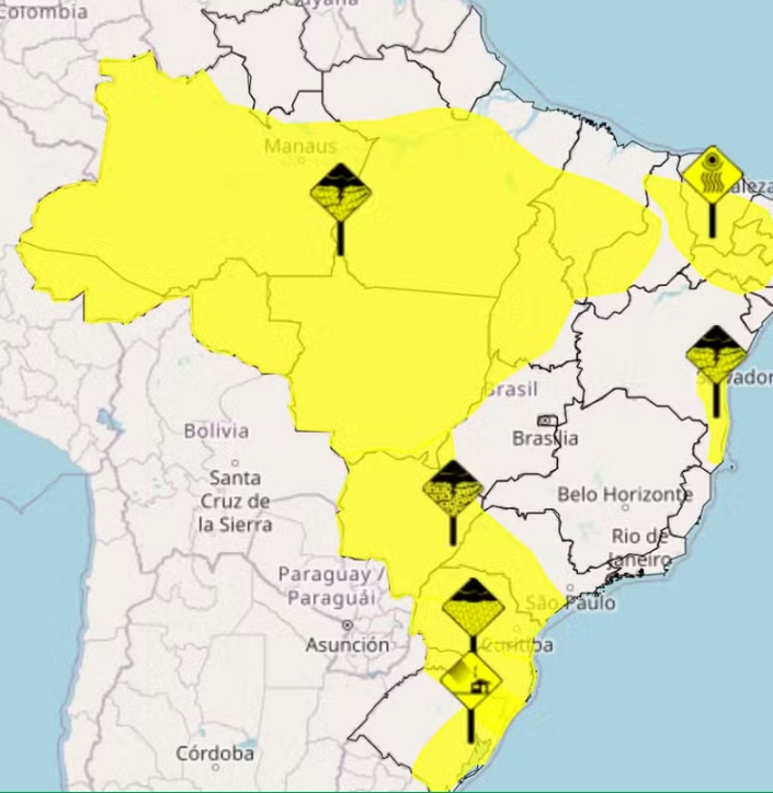 Tempestades à Vista: Mudanças Climáticas Ameaçam o País Após Calor Intenso Tempestades à Vista: Mudanças Climáticas Ameaçam o País Após Calor Intenso