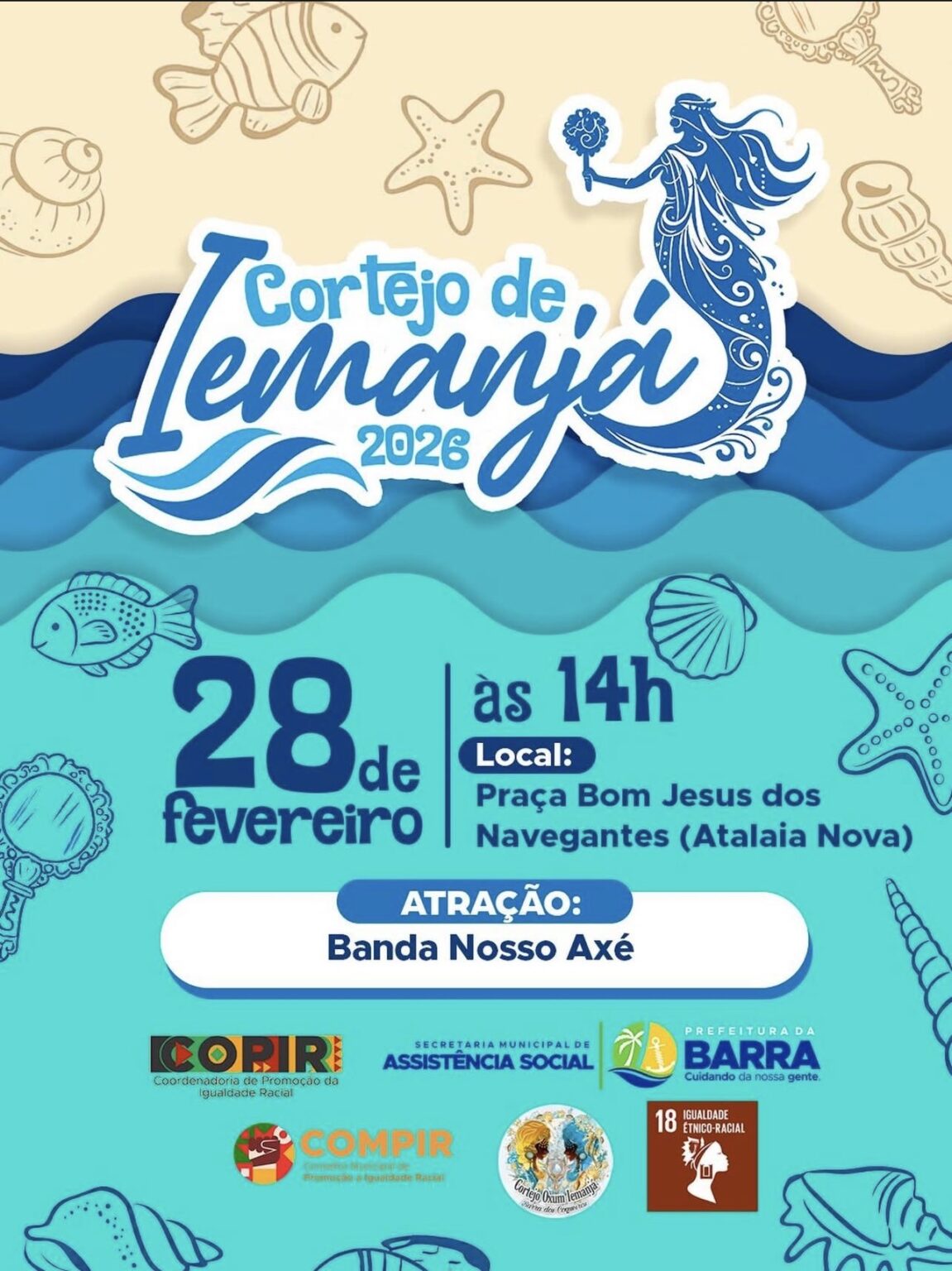 Cortejo de Iemanjá 2026: Uma Celebração da Cultura Afro-Brasileira em Barra dos Coqueiros