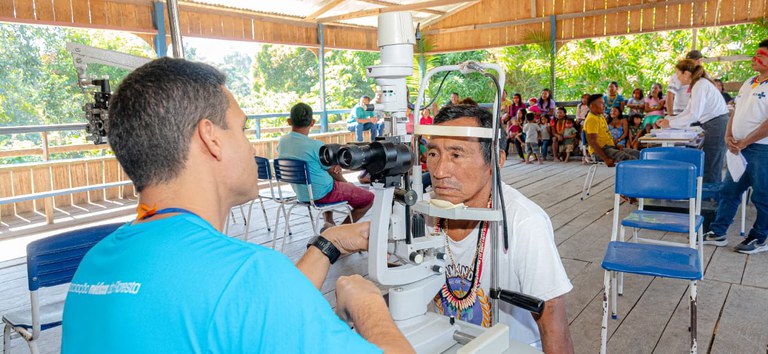 Mutirão de Cirurgias Oftalmológicas é Realizado para Indígenas do Médio Rio Solimões