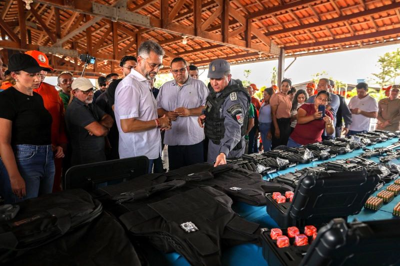 PM de Porto Grande Recebe 170 Novas Pistolas e Reforço em Segurança Pública