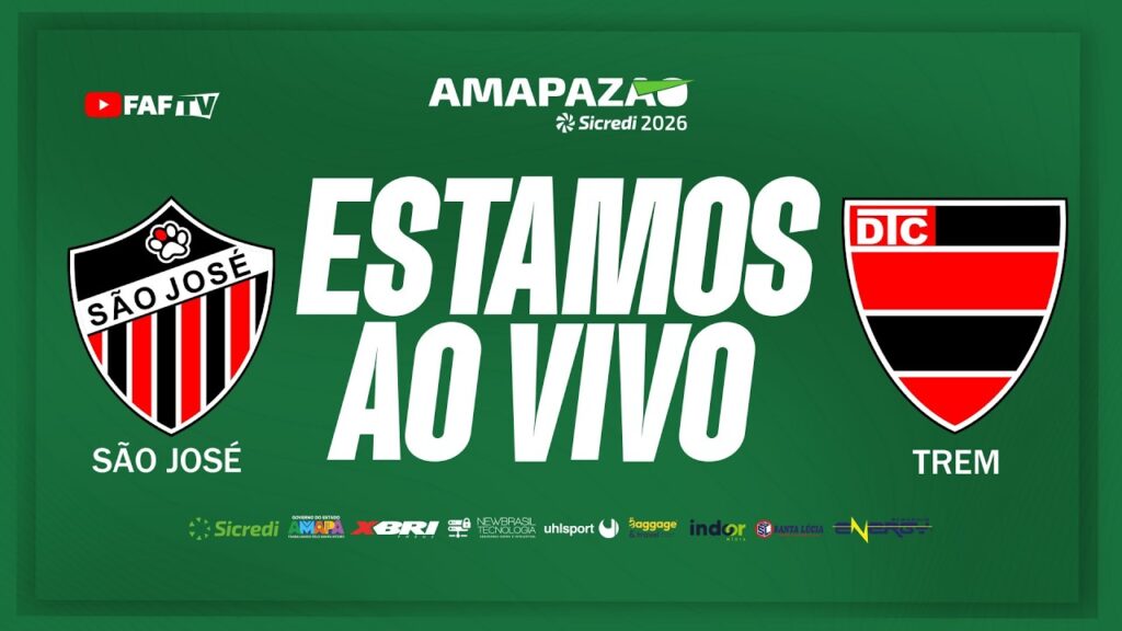 São José-AP x Trem: Acompanhe ao Vivo o Confronto no Amapazão 2026