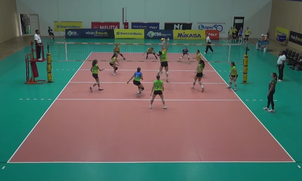 Acre Fecha Brasileiro Feminino de Vôlei Sub-16 em 13º Lugar com Vitória sobre Amapá
