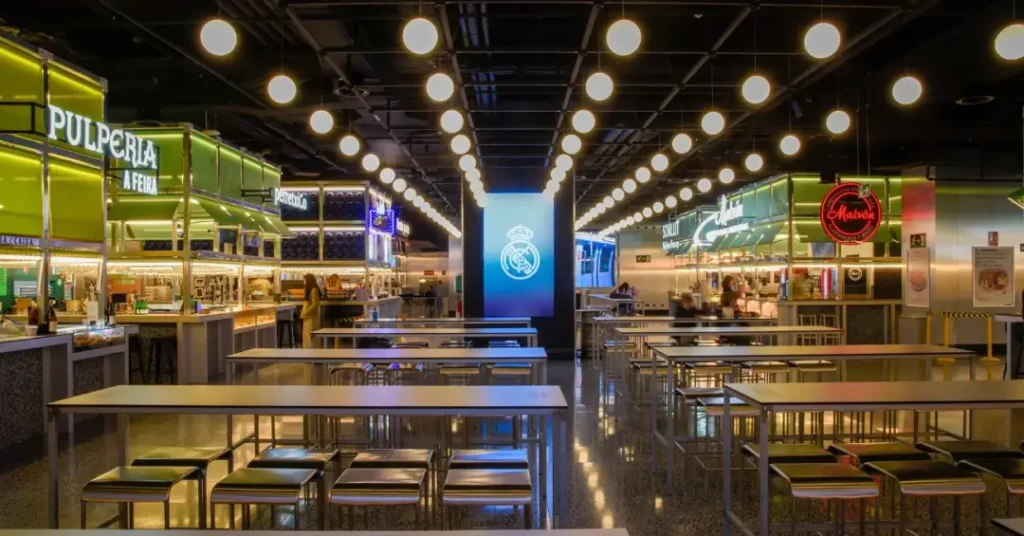 Estádio Bernabéu Se Transforma em Polo Gastronômico em Madri