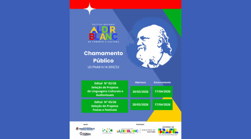 Guaratinguetá Lança Editais da PNAB para Apoio à Cultura