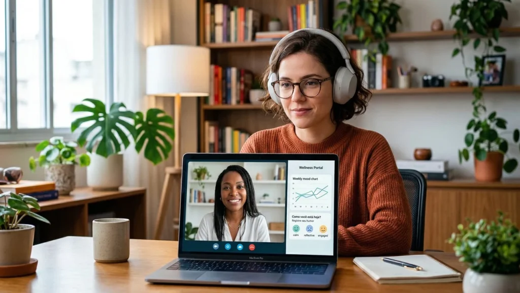 Psicoterapia Online e Inteligência Artificial: Transformando o Acesso à Saúde Mental Psicoterapia Online e Inteligência Artificial: Transformando o Acesso à Saúde Mental