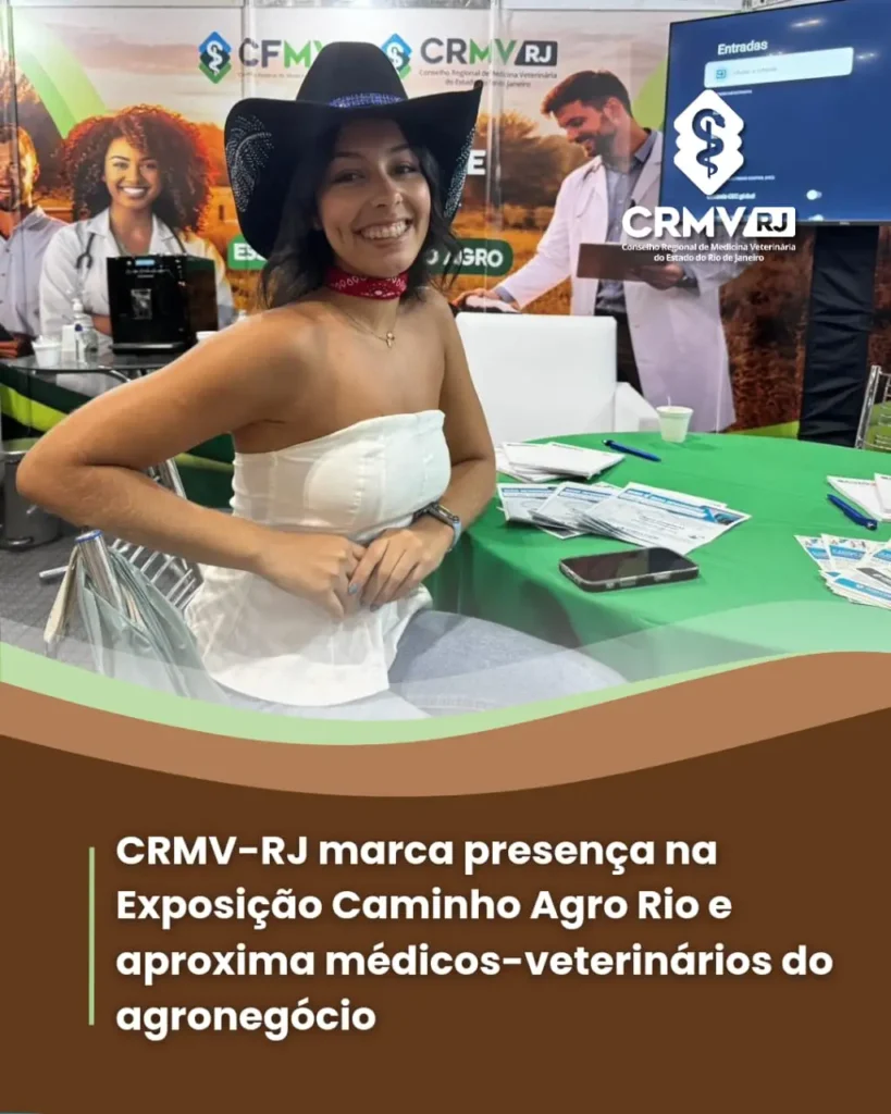 CRMV-RJ Brilha na Exposição Caminho Agro Rio e Fortalece Laços com Médicos-Veterinários
