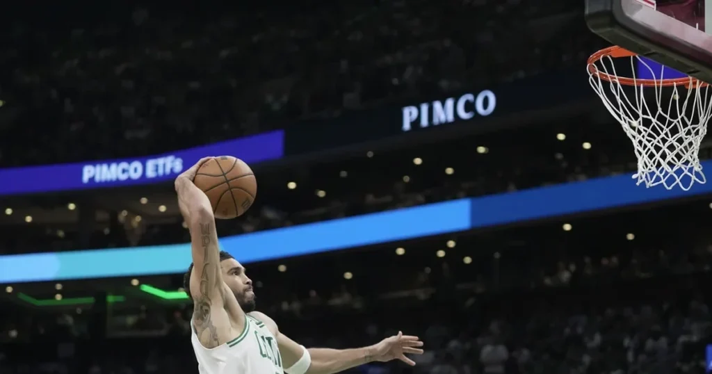 Jayson Tatum brilha e Celtics vencem 76ers no Jogo 1 dos playoffs por 123 a 91