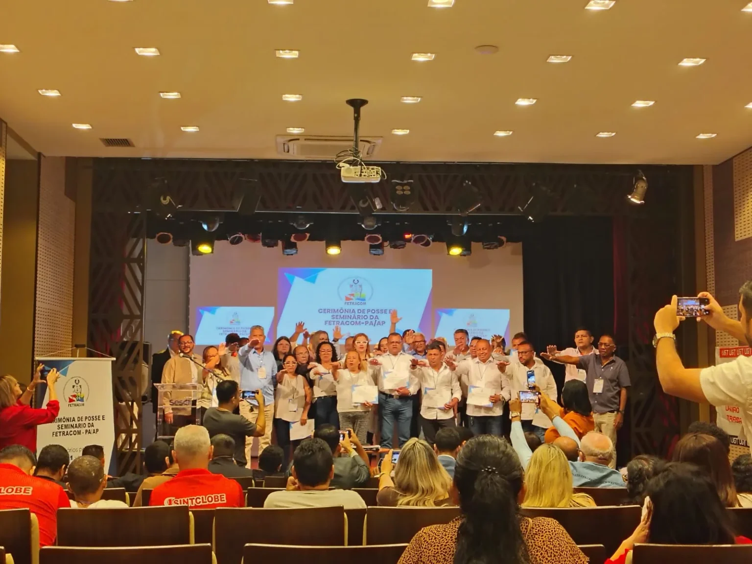 Nova Diretoria da FETRACOM-PA/AP é Empossada no Sesc Ver-o-Peso