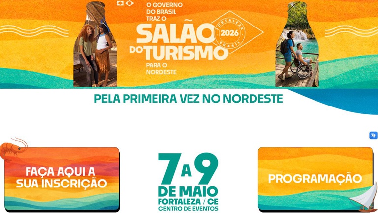 Salão do Turismo 2024: Inscrições Abertas para um Evento Inédito no Nordeste