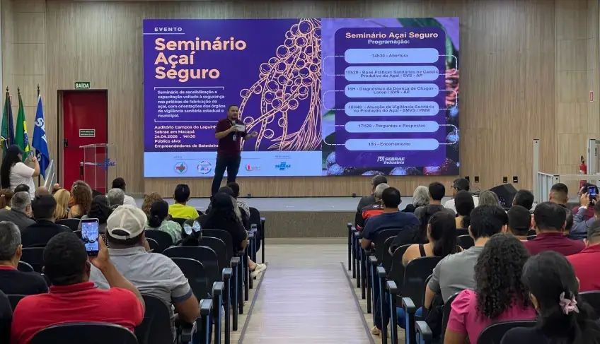 Sebrae Impulsiona Indústria com ‘Seminário Açaí Seguro’ no Amapá