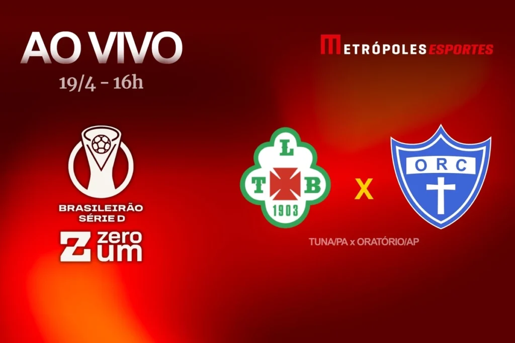 Série D ZeroUm: Tuna Luso-PA Enfrenta Oratório-AP ao Vivo no YouTube