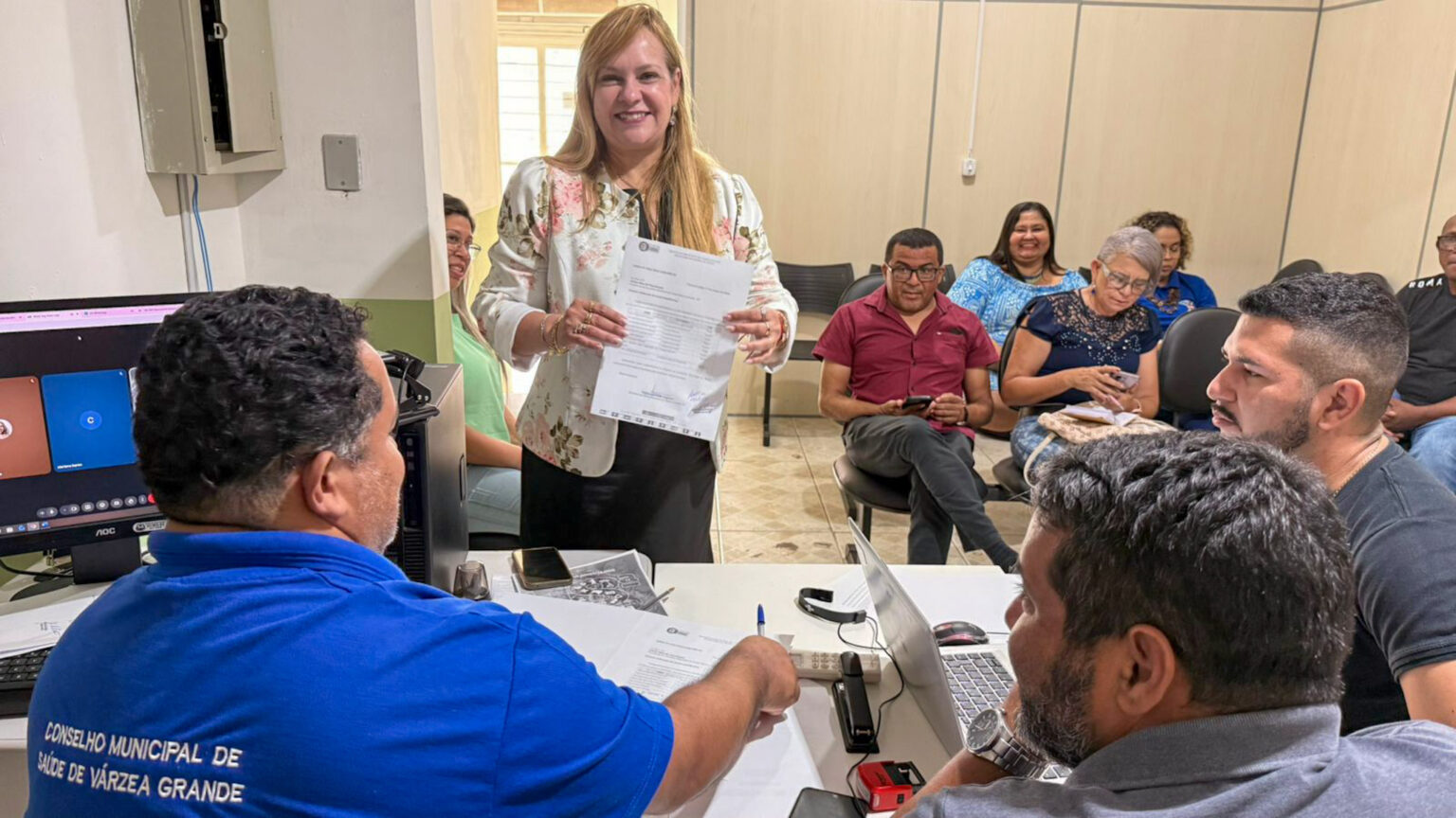 Valéria Nogueira é empossada como conselheira do CMS e promove diálogo social em Várzea Grande