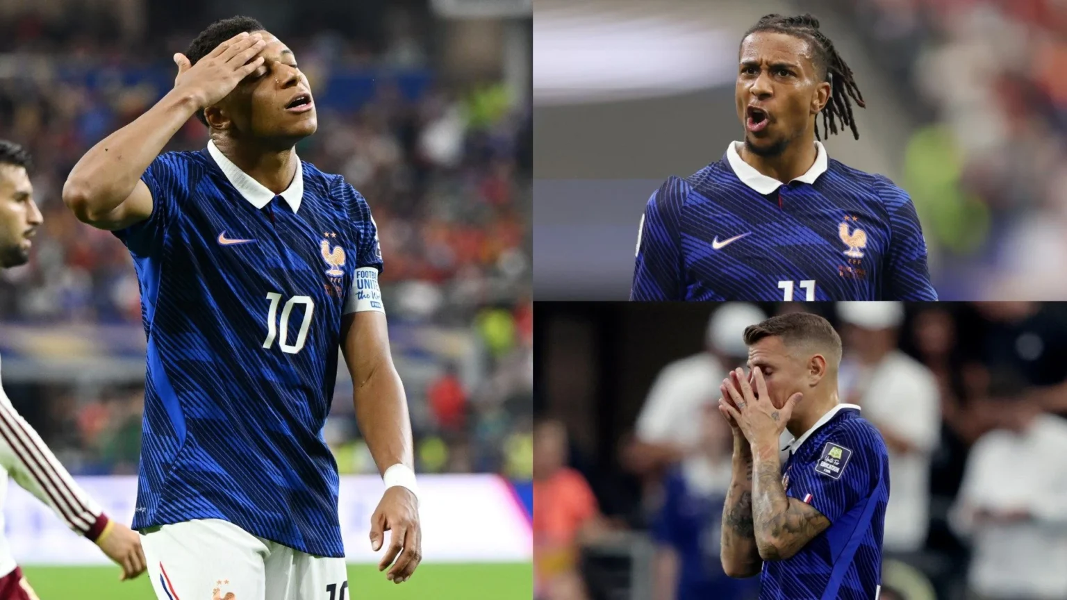 Avaliação dos Jogadores da França na Derrota para a Espanha: Mbappé Apagado e Digne em Dia Ruim