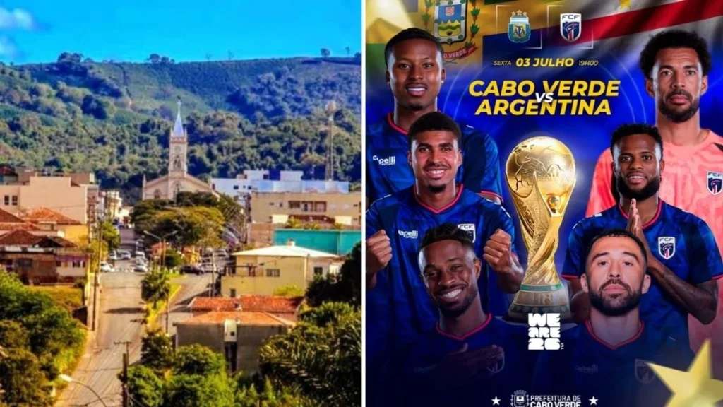 Cidade de Cabo Verde (MG) apoia seleção cabo-verdiana nas oitavas da Copa 2026 Cidade de Cabo Verde (MG) apoia seleção cabo-verdiana nas oitavas da Copa 2026